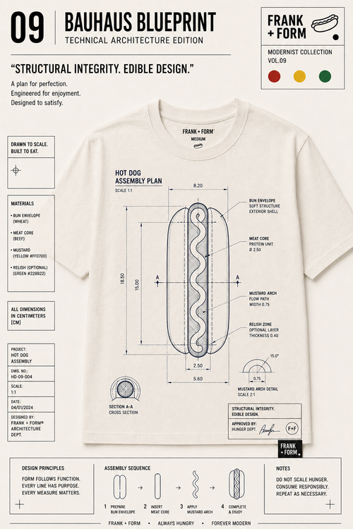 BAUHAUS BLUEPRINT — TECHNICAL ARCHITECTURE EDITION