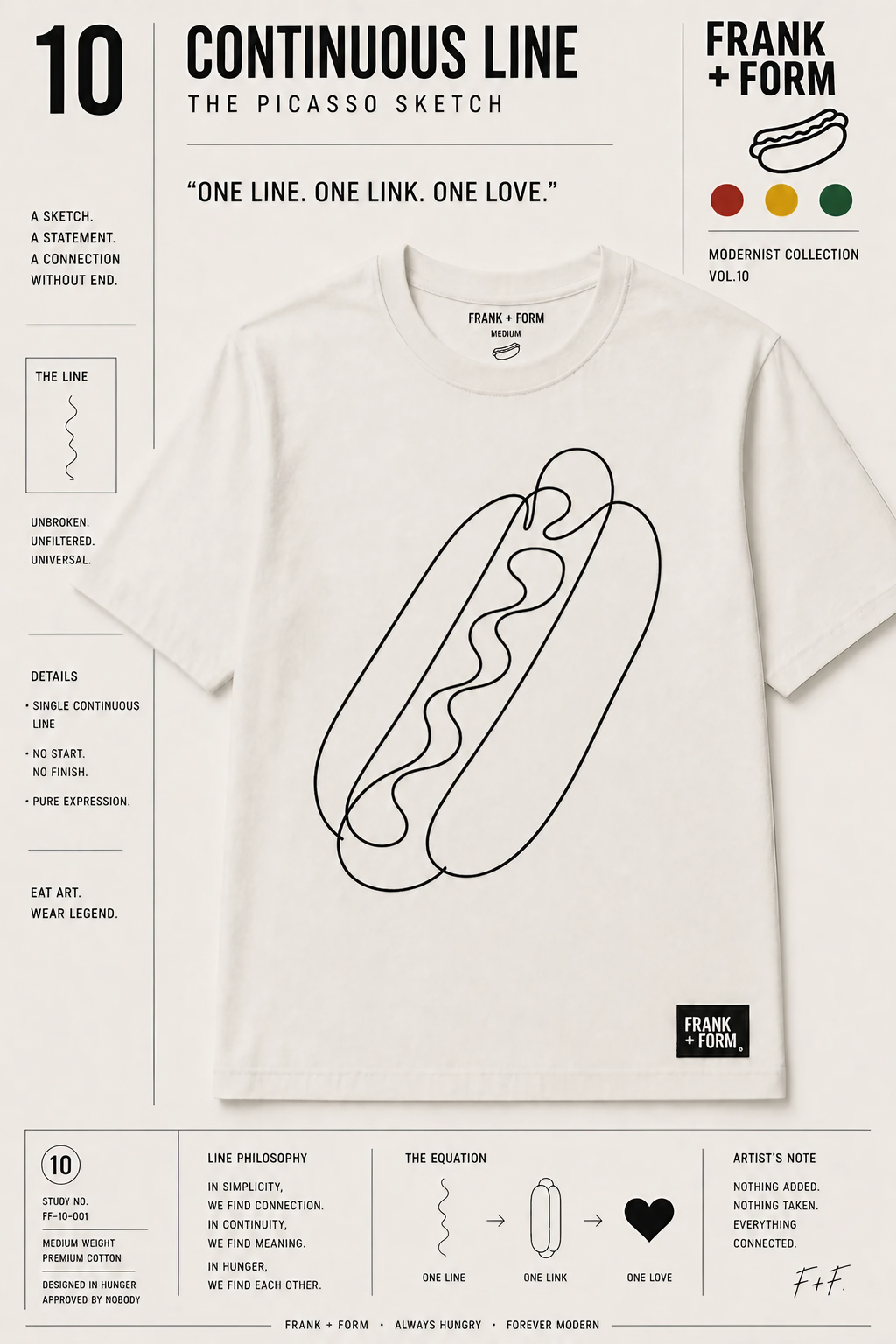 CONTINUOUS LINE — THE PICASSO SKETCH