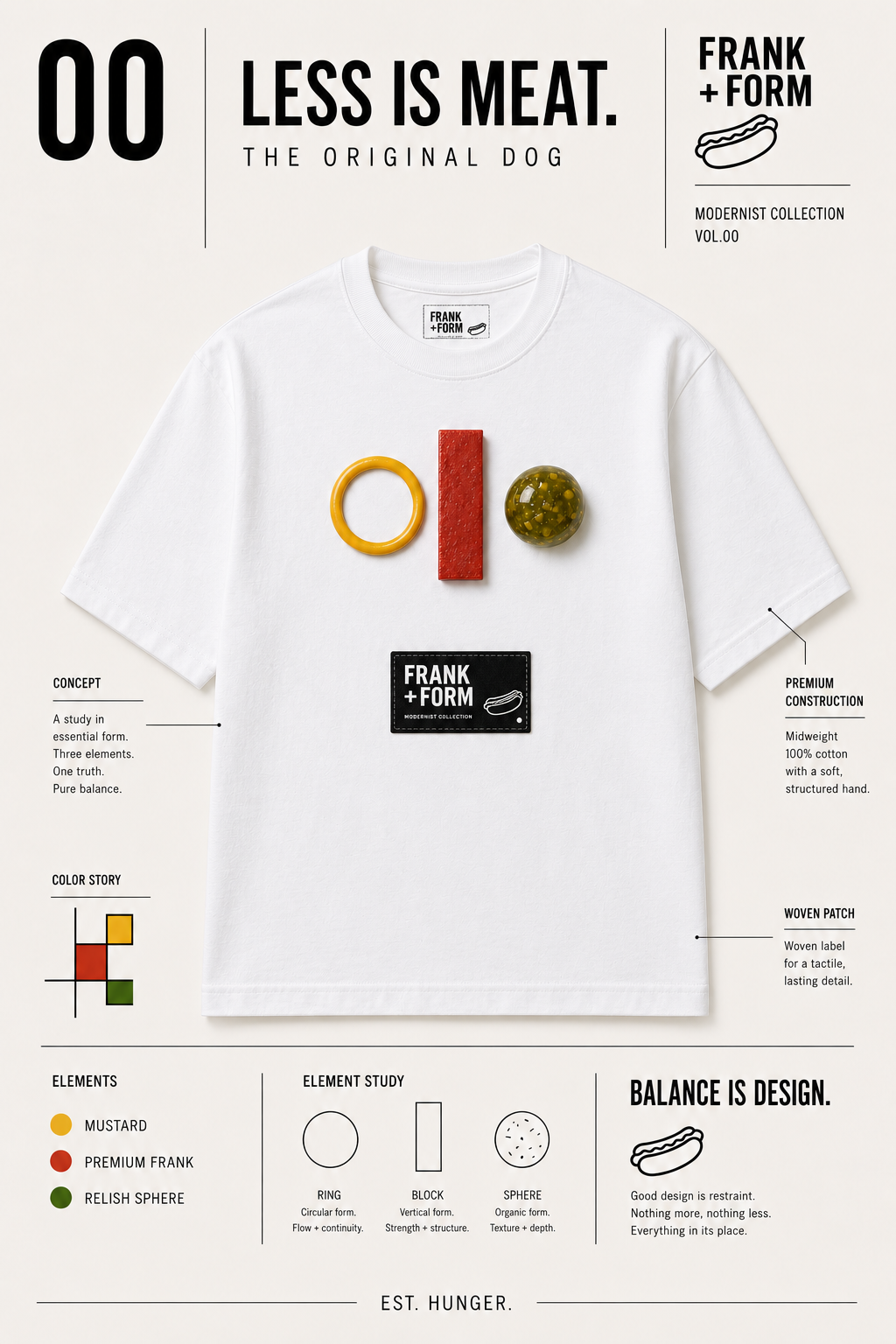 LESS IS MEAT. — THE ORIGINAL DOG